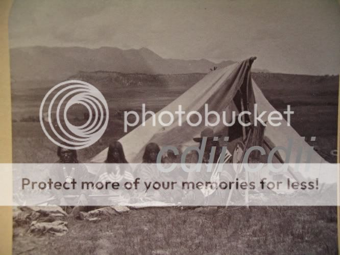 Ute Indian Colorado Native American Stereoview Photo CO  